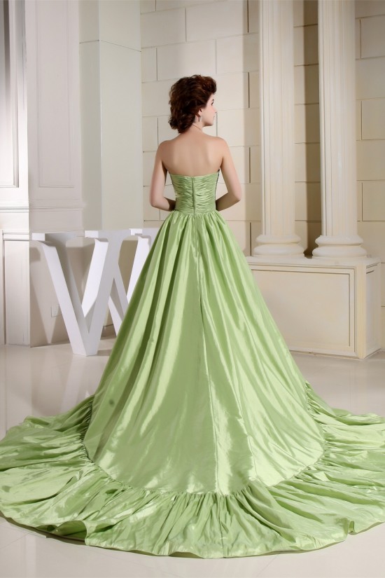 A-Line Ruffles Taffeta Strapless Sleeveless Prom/Formal Evening Dresses 02020447 A-Line Ruffles Taffeta Strapless Sleeveless Prom/Formal Evening Dresses 02020447