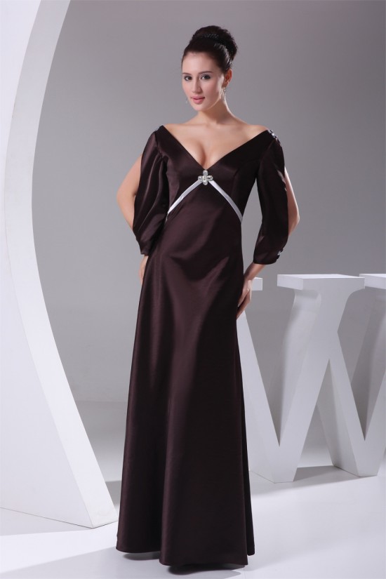 V-Neck Beading Floor-Length Sleeveless Sheath/Column Prom/Formal Evening Dresses 02020450 V-Neck Beading Floor-Length Sleeveless Sheath/Column Prom/Formal Evening Dresses 02020450