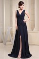 A-Line V-Neck Criss Cross Brush Sweep Train Chiffon Prom/Formal Evening Dresses 02020452 A-Line V-Neck Criss Cross Brush Sweep Train Chiffon Prom/Formal Evening Dresses 02020452