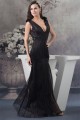 Sheath/Column V-Neck Beaded Long Black Prom/Formal Evening Dresses 02020453 Sheath/Column V-Neck Beaded Long Black Prom/Formal Evening Dresses 02020453
