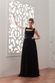 A-Line Beading Floor-Length Square Long Black Chiffon Prom/Formal Evening Dresses 02020456 A-Line Beading Floor-Length Square Long Black Chiffon Prom/Formal Evening Dresses 02020456