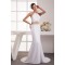 Trumpet/Mermaid Halter Chiffon Sleeveless Beaded Long White Prom/Formal Evening Dresses 02020458