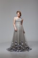 A-Line One-Shoulder Fine Netting Sleeveless Prom/Formal Evening Dresses 02020460 A-Line One-Shoulder Fine Netting Sleeveless Prom/Formal Evening Dresses 02020460