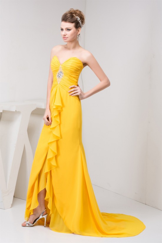 Trumpet/Mermaid Sweetheart Chiffon Prom/Formal Evening Dresses 02020461