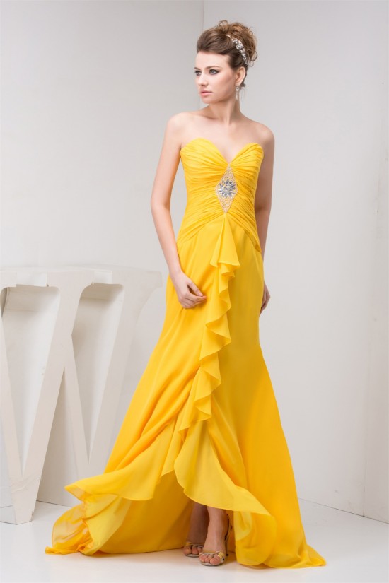 Trumpet/Mermaid Sweetheart Chiffon Prom/Formal Evening Dresses 02020461