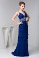 Sheath/Column Spaghetti Straps Brush Sweep Train Prom Evening Dresses 02020464 Sheath/Column Spaghetti Straps Brush Sweep Train Prom Evening Dresses 02020464