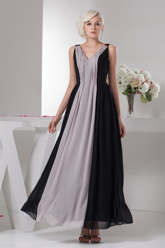 Ankle-Length A-Line Chiffon Prom/Formal Evening Bridesmaid Dresses 02020466 Ankle-Length A-Line Chiffon Prom/Formal Evening Bridesmaid Dresses 02020466