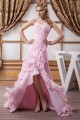 Asymmetrical Sleeveless Ruffles Sweetheart Lace Chiffon Prom/Formal Evening Dresses 02020468 Asymmetrical Sleeveless Ruffles Sweetheart Lace Chiffon Prom/Formal Evening Dresses 02020468