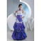 Ball Gown High-Neck Taffeta Lace Floor-Length Prom/Formal Evening Dresses 02020470