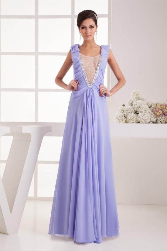 Beading Chiffon Fine Netting A-Line V-Neck Prom/Formal Evening Dresses 02020478 Beading Chiffon Fine Netting A-Line V-Neck Prom/Formal Evening Dresses 02020478