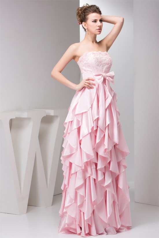 Beading Lace Strapless Sleeveless Prom/Formal Evening Dresses 02020484 Beading Lace Strapless Sleeveless Prom/Formal Evening Dresses 02020484