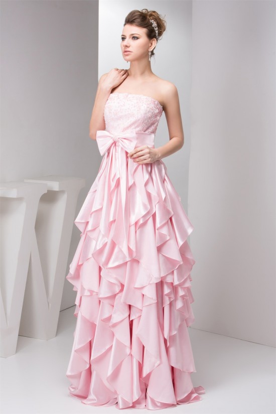 Beading Lace Strapless Sleeveless Prom/Formal Evening Dresses 02020484 Beading Lace Strapless Sleeveless Prom/Formal Evening Dresses 02020484