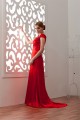 Brush Sweep Train A-Line Portrait Elastic Woven Satin Prom/Formal Evening Dresses 02020489 Brush Sweep Train A-Line Portrait Elastic Woven Satin Prom/Formal Evening Dresses 02020489