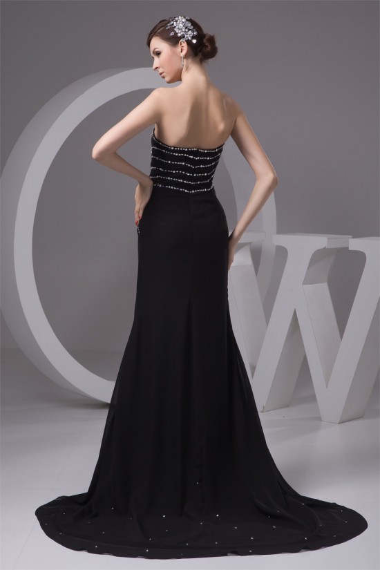 Brush Sweep Train Beading Sleeveless Sweetheart Prom/Formal Evening Dresses 02020491 Brush Sweep Train Beading Sleeveless Sweetheart Prom/Formal Evening Dresses 02020491