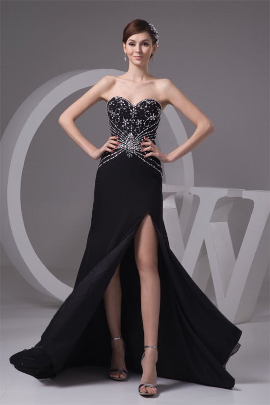Brush Sweep Train Beading Sleeveless Sweetheart Prom/Formal Evening Dresses 02020491 Brush Sweep Train Beading Sleeveless Sweetheart Prom/Formal Evening Dresses 02020491