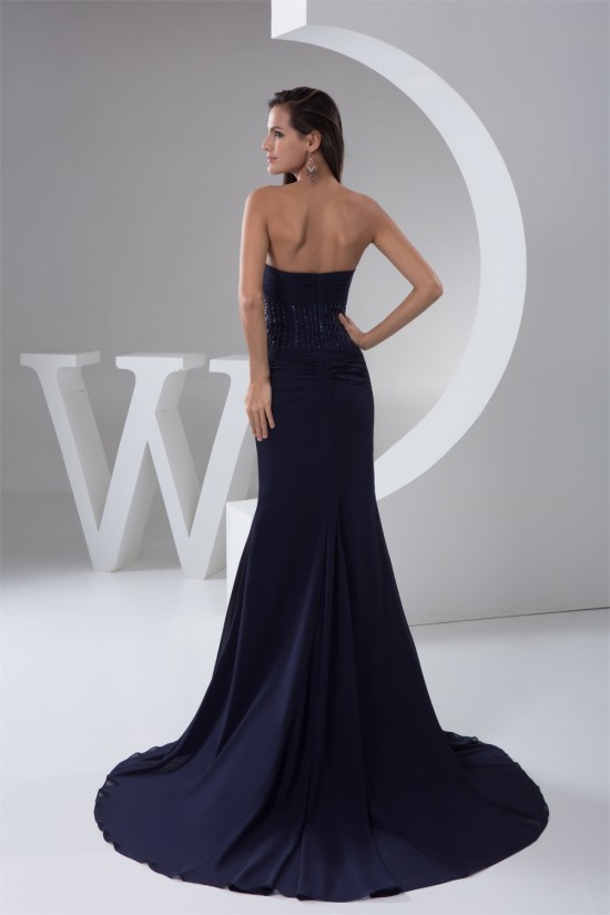 Brush Sweep Train Chiffon Sweetheart Mermaid/Trumpet Prom/Formal Evening Dresses 02020493 Brush Sweep Train Chiffon Sweetheart Mermaid/Trumpet Prom/Formal Evening Dresses 02020493