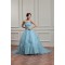 Brush Sweep Train Sleeveless A-Line Strapless Prom/Formal Evening Dresses 02020494