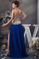 A-Line Halter Beaded Split Side Sleeveless Prom/Formal Evening Dresses 02020496