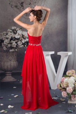 Charming A-Line Sweetheart Chiffon Homecoming Cocktail Evening Dresses 02020499