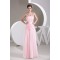 Chiffon Floor-Length Sheer Sleeveless Sheath/Column  Prom Evening Formal Dresses 02020503