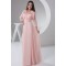 Chiffon Straps Sleeveless Long Pink Prom/Formal Evening Dresses 02020508