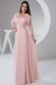 Chiffon Straps Sleeveless Long Pink Prom/Formal Evening Dresses 02020508 Chiffon Straps Sleeveless Long Pink Prom/Formal Evening Dresses 02020508