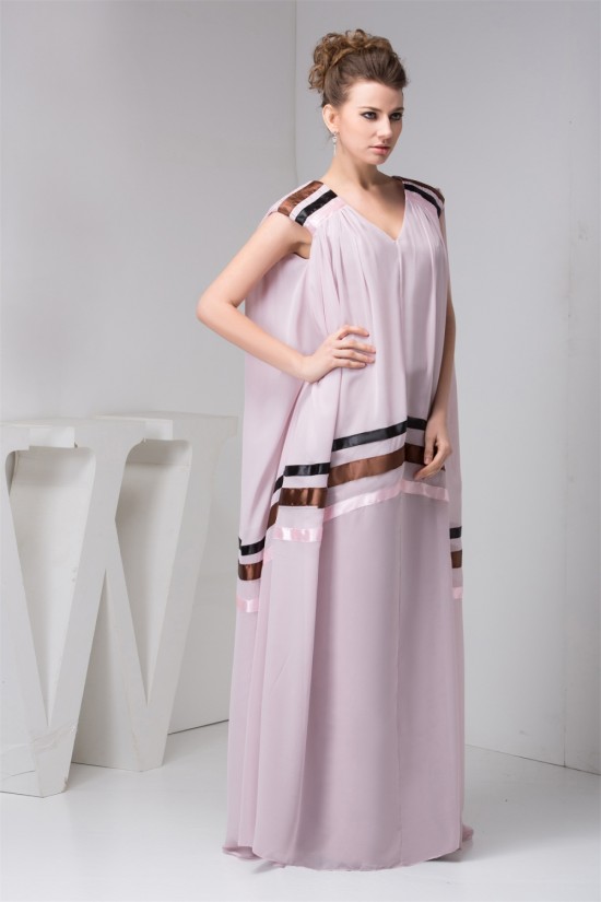 Chiffon V-Neck Sleeveless Prom/Formal Evening Maternity Dresses 02020509 Chiffon V-Neck Sleeveless Prom/Formal Evening Maternity Dresses 02020509