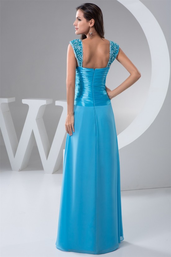 Chiffon Sleeveless Sheath/Column Straps Prom/Formal Evening Dresses 02020511 Chiffon Sleeveless Sheath/Column Straps Prom/Formal Evening Dresses 02020511