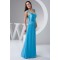 Chiffon Sleeveless Sheath/Column Straps Prom/Formal Evening Dresses 02020511
