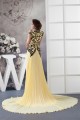 A-Line Chiffon V-Neck Sleeveless Pleats Prom/Formal Evening Dresses 02020512