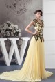 A-Line Chiffon V-Neck Sleeveless Pleats Prom/Formal Evening Dresses 02020512