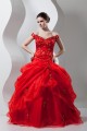 Floor-Length Ball Gown Off-the-Shoulder Organza Prom/Formal Evening Dresses 02020514 Floor-Length Ball Gown Off-the-Shoulder Organza Prom/Formal Evening Dresses 02020514
