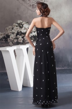 Floor-Length Chiffon Beading Halter A-Line Prom/Formal Evening Dresses 02020516