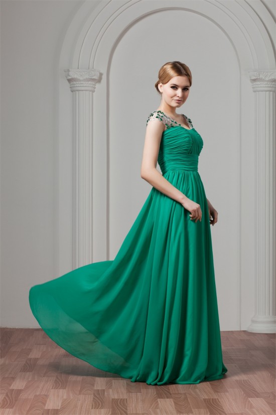Floor-Length Chiffon Plus Size Prom/Formal Evening Dresses 02020517 Floor-Length Chiffon Plus Size Prom/Formal Evening Dresses 02020517