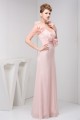 Floor-Length Chiffon Fine Netting Long Pink Prom/Formal Evening Dresses 02020519 Floor-Length Chiffon Fine Netting Long Pink Prom/Formal Evening Dresses 02020519