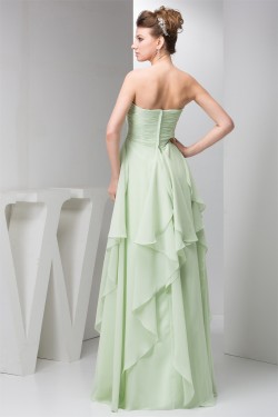 Floor-Length Pleats Sheath/Column Sleeveless Prom/Formal Evening Dresses 02020522