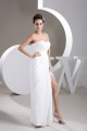 Sheath/Column Sweetheart Floor-Length Split Side Long White Prom/Formal Evening Dresses 02020525 Sheath/Column Sweetheart Floor-Length Split Side Long White Prom/Formal Evening Dresses 02020525