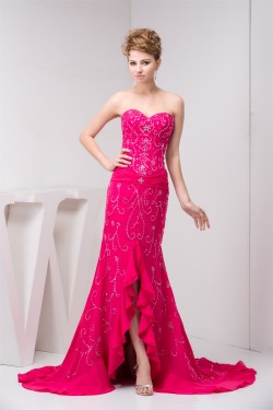 Mermaid/Trumpet Beading Sleeveless Sweetheart Prom/Formal Evening Dresses 02020535