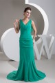 Mermaid/Trumpet Pleats Sleeveless V-Neck Prom/Formal Evening Dresses 02020536 Mermaid/Trumpet Pleats Sleeveless V-Neck Prom/Formal Evening Dresses 02020536