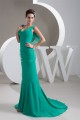 Mermaid/Trumpet Pleats Sleeveless V-Neck Prom/Formal Evening Dresses 02020536 Mermaid/Trumpet Pleats Sleeveless V-Neck Prom/Formal Evening Dresses 02020536