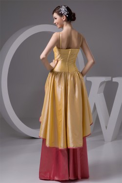 Ruched Spaghetti Straps Floor-Length Sheath/Column Prom/Formal Evening Dresses 02020542