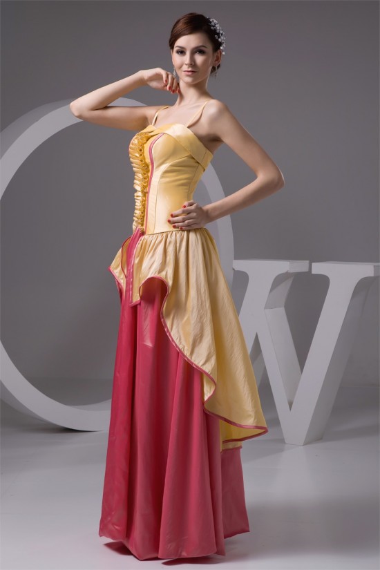 Ruched Spaghetti Straps Floor-Length Sheath/Column Prom/Formal Evening Dresses 02020542 Ruched Spaghetti Straps Floor-Length Sheath/Column Prom/Formal Evening Dresses 02020542