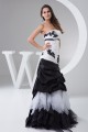 Ruffles Sleeveless A-Line Satin Taffeta Fine Netting Prom/Formal Evening Dresses 02020543 Ruffles Sleeveless A-Line Satin Taffeta Fine Netting Prom/Formal Evening Dresses 02020543