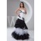 Ruffles Sleeveless A-Line Satin Taffeta Fine Netting Prom/Formal Evening Dresses 02020543