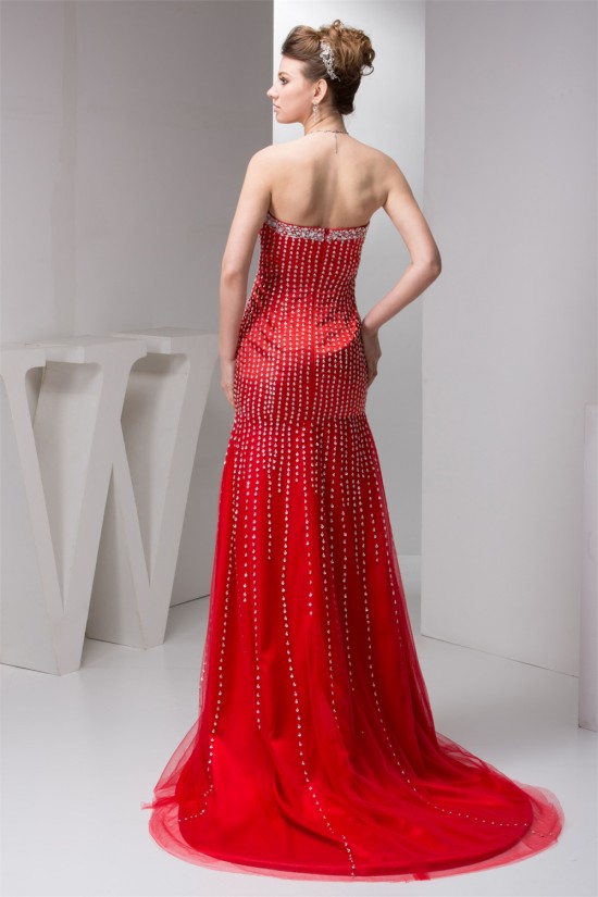 Chiffon Beading Brush Sweep Train Prom/Formal Evening Dresses 02020546 Chiffon Beading Brush Sweep Train Prom/Formal Evening Dresses 02020546