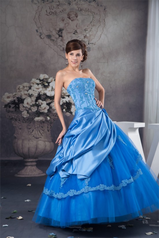 Ball Gown Floor-Length Prom/Formal Evening Dresses 02020550