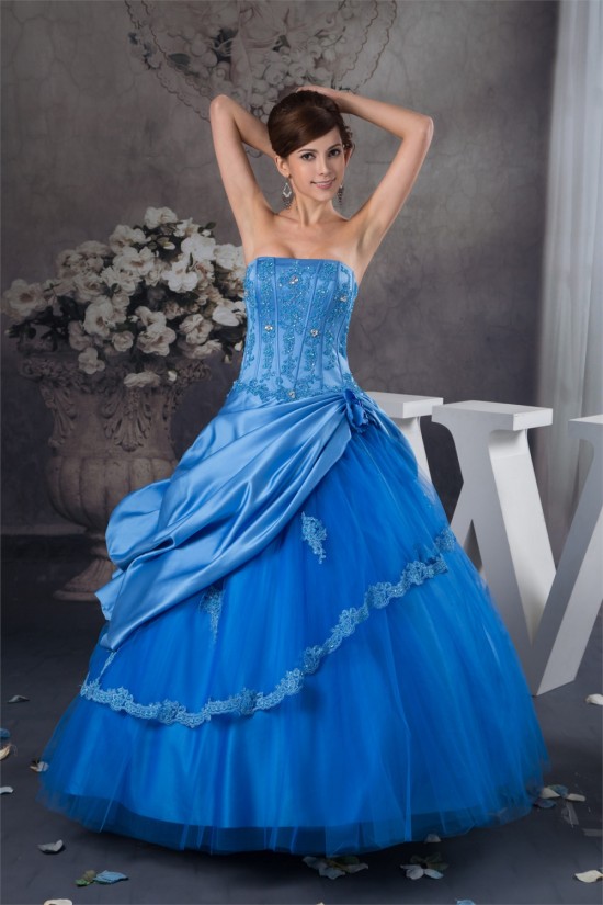 Ball Gown Floor-Length Prom/Formal Evening Dresses 02020550