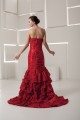 Satin Taffeta Handmade Flowers Sleeveless Prom/Formal Evening Dresses 02020551 Satin Taffeta Handmade Flowers Sleeveless Prom/Formal Evening Dresses 02020551