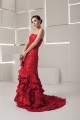 Satin Taffeta Handmade Flowers Sleeveless Prom/Formal Evening Dresses 02020551 Satin Taffeta Handmade Flowers Sleeveless Prom/Formal Evening Dresses 02020551