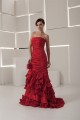 Satin Taffeta Handmade Flowers Sleeveless Prom/Formal Evening Dresses 02020551 Satin Taffeta Handmade Flowers Sleeveless Prom/Formal Evening Dresses 02020551